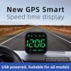 GPS-Tachometer, Head-Up-Display, Fahrtrichtung, Zeitanzeige, Übergeschwindigkeitsalarm, Müdigkeit beim Fahren