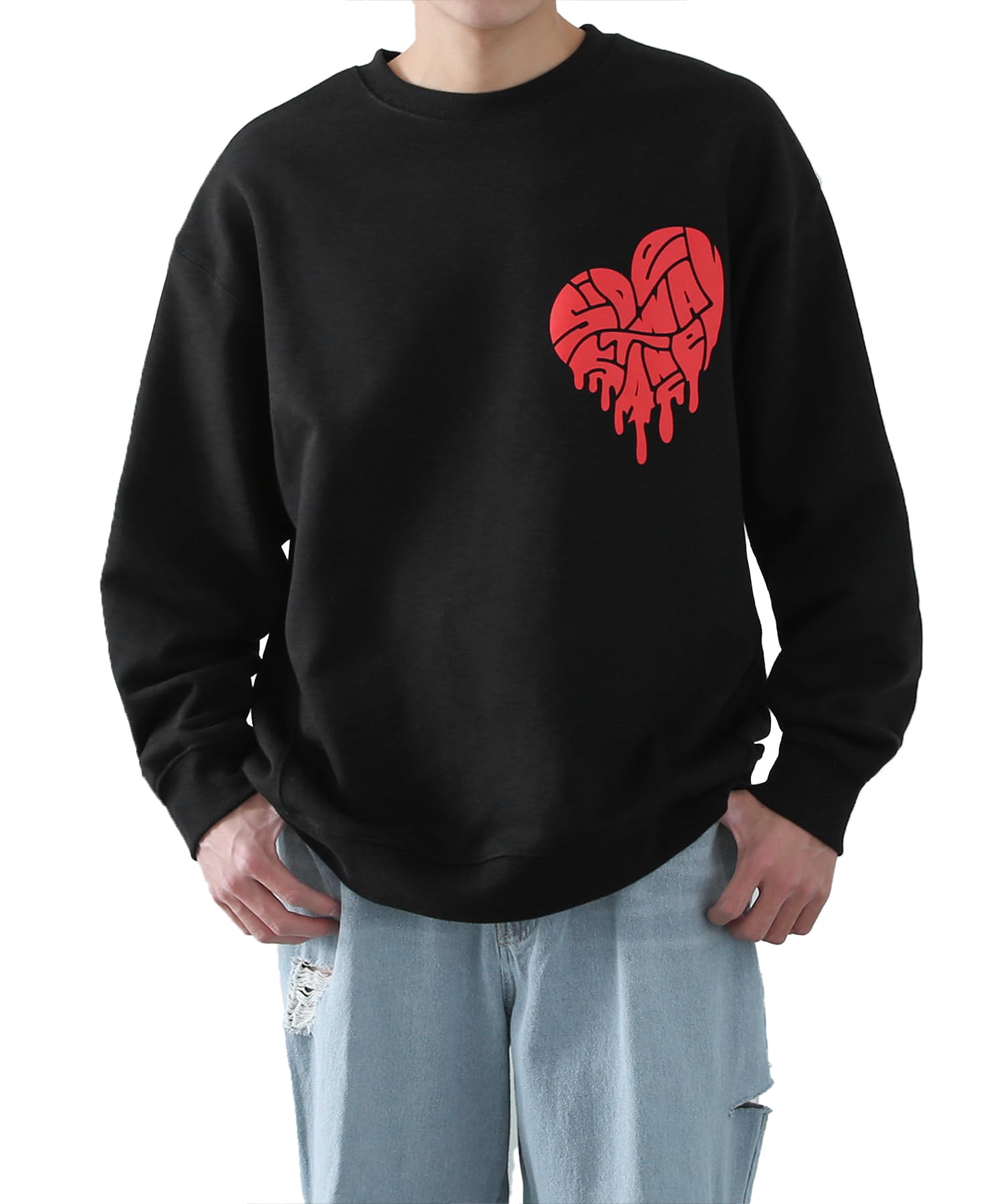 

[УЛУЧШАЕТ] [БОКОВАЯ СТОЙКА] Флисовая толстовка с логотипом-каплей и сердцем