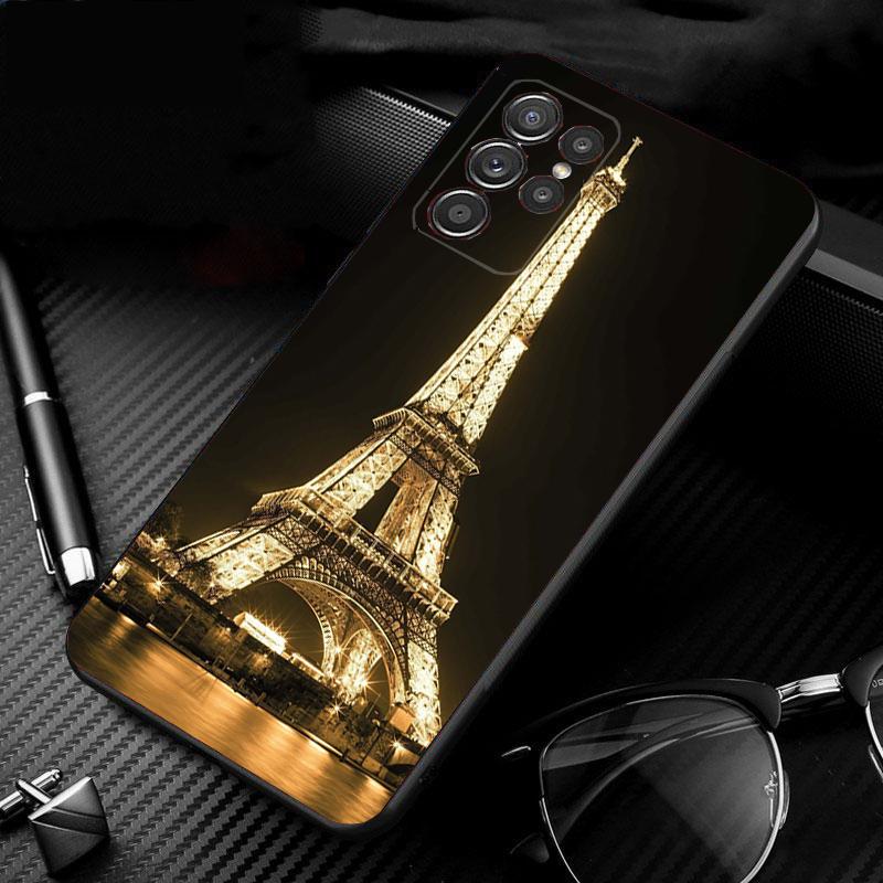 Eiffel Tower Phone Case For Samsung Galaxy S25 S24 S23 S22 S21 Ultra S24 S23 S22 S21 S25 Plus S24 S25 FE