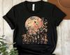 Cherry Blossom Moon T-Shirt: Japanese Night Forest Graphic Tee