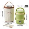 Microwave Safe 304 Stainless Steel Bento Box Thermal Lunch Box Portable Leakproof Insulated Kids Food Container Stackable