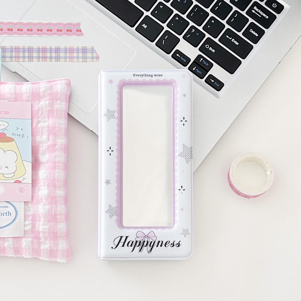 Simple Bow Cartoon Photocard Holder Album