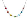 Teamer 7 Color Zircon Necklace Stainless Steel For Women Fashion Yoga Power Spirit Energy Jewelry Birthday Amulet Gifts 2026 New