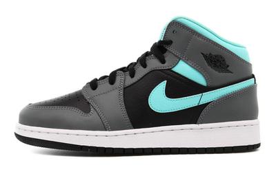 1 Mid GS Grey Aqua 554725-063
