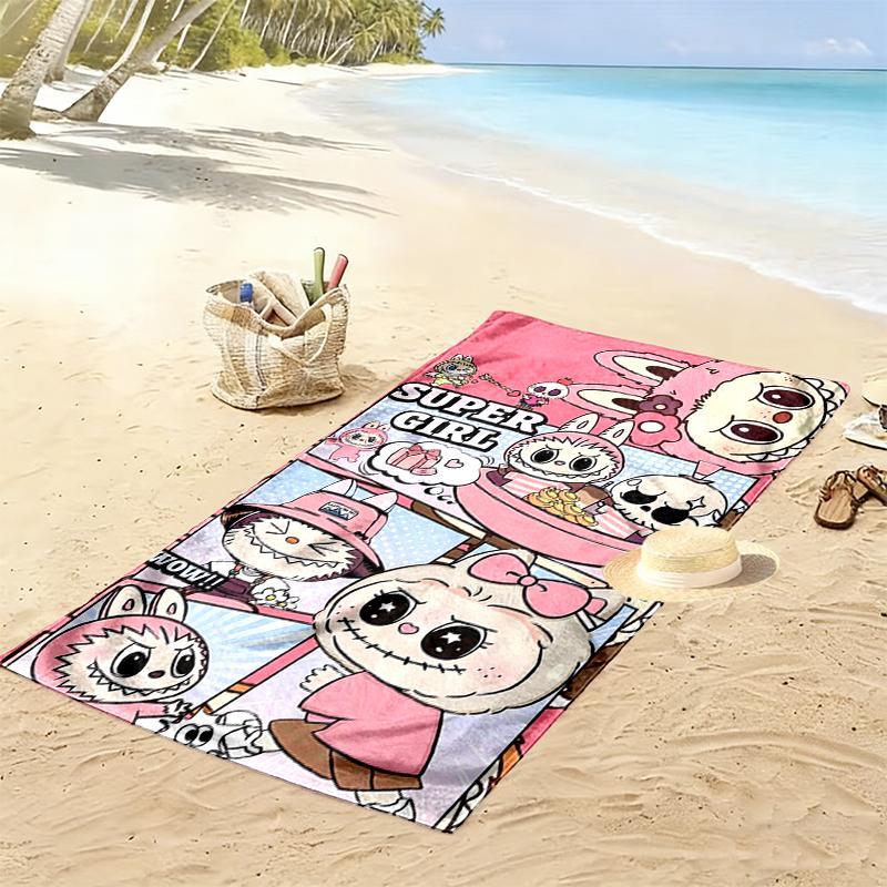 LABUBU Beach Towel, A Must-have for Any Perfect Trip, Perfect Birthday, Holiday Gift For Family and Friends