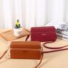 Lonny Women's Large Double Zipper Clutch Wallet & Shoulder Bag - Multifunctional, Fashionable, and Spacious.