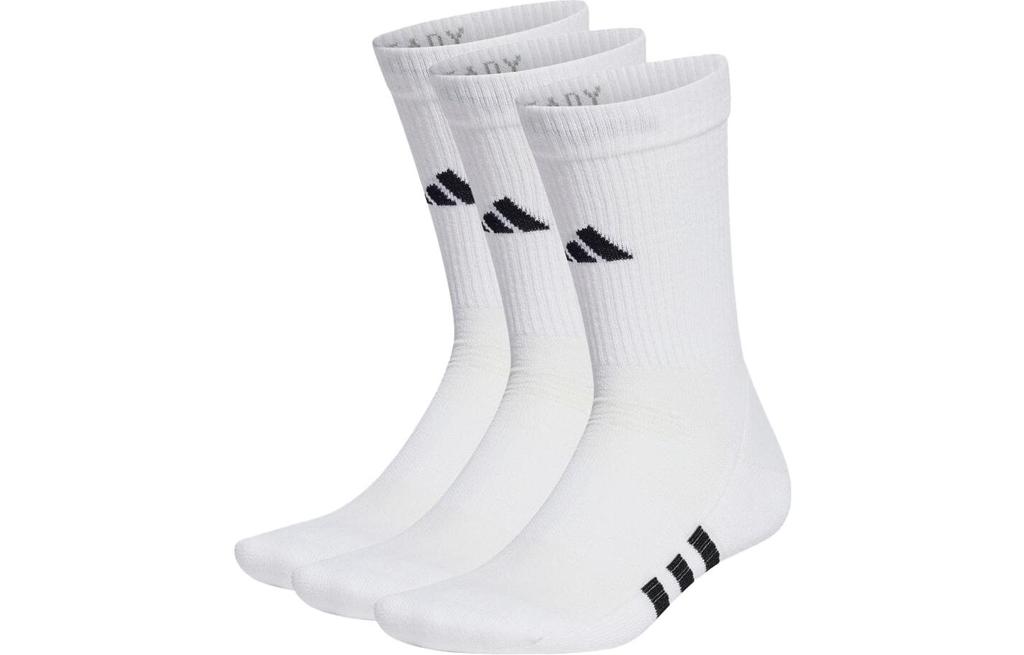adidas Knee High Socks Men's 3 Pack White HT3452