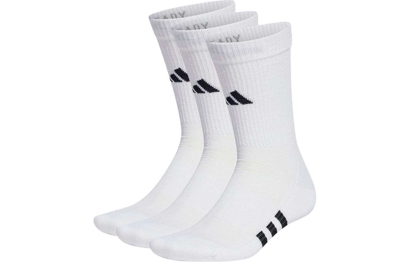 Adidas Knee High Socks Men s 3 Pack White HT3452 XS