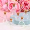 NEW 1:12 Dollhouse Miniature Vase Glass Bottle Wishing Bottle Storage Bottle with Cork Vase Candy Jar Model Doll House Decor