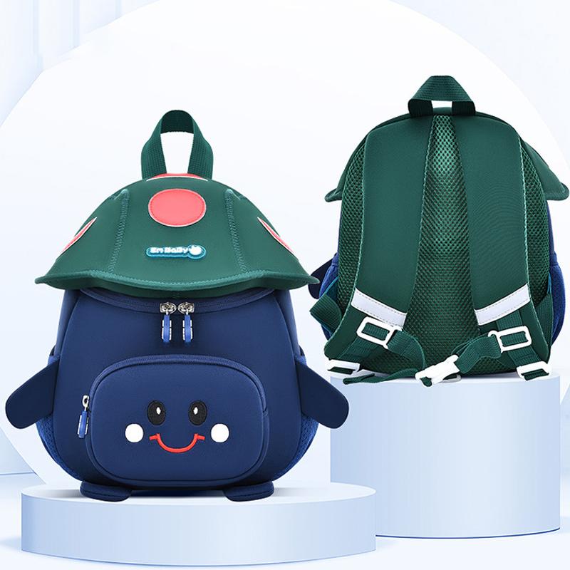 Kindergarten School Bag Cute Mushroom Bag Waterproof Material Children's Backpack Mini Cute Cartoon Bag