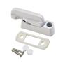 White Window Lock T-lock Aluminum Safety Handle Anti-theft For Latch Sash Door Stopper Restrictor Office Plastic