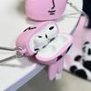 For Airpods 4 Case 2024,Cute 3D Japan Pink Rabbit Silicone Earphone Cover For Airpod 4 Case/Airpods Case For Girls Women