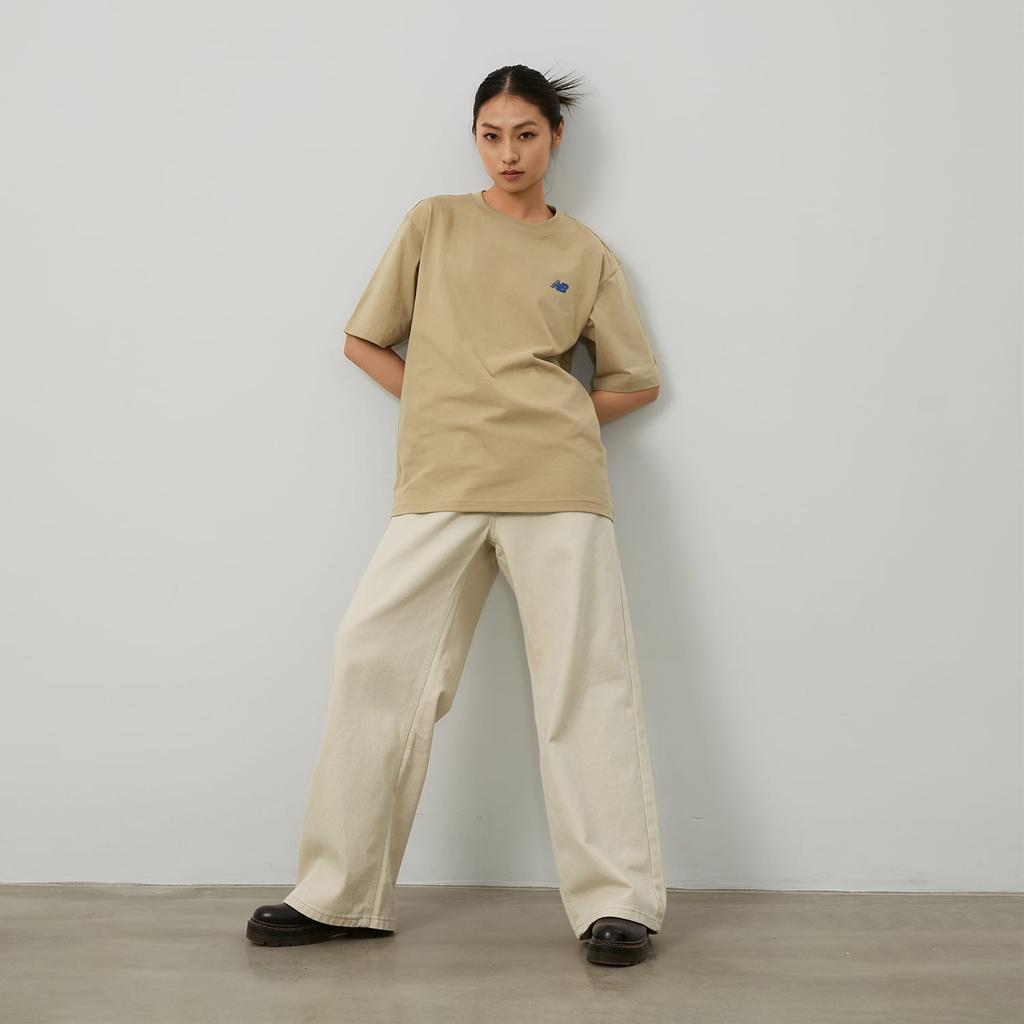 New Balance x PK SHEJISHILIANMINGKUAN Attraction Lifestyle Illustration Collection T Shirt Unisex Khaki NEE26121-LB