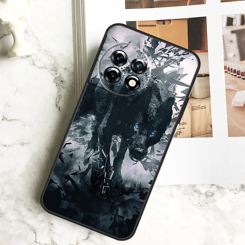 Wolf Howls Art Case For OnePlus 12 12R 11 9 10 Pro 10R 9R 8T 10T Nord CE 2 3 Lite 2T N10 N20 N30 CE4 Cover