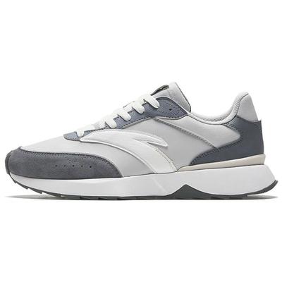 Erbe 70 Bequeme Tägliche Rutschfeste Abriebfeste Low-Top Freizeitschuhe Herren Sneaker Grau Weiß 112338879-8