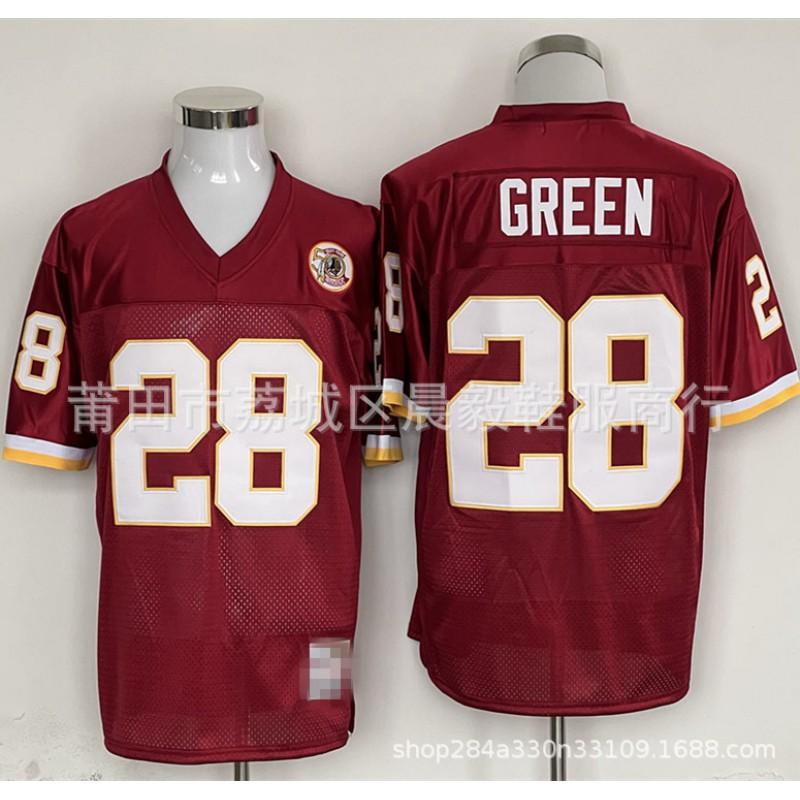 Mens Vintage Washington Commanders Football Jersey Retro NFL Style Rugby Uniform Fan Wear