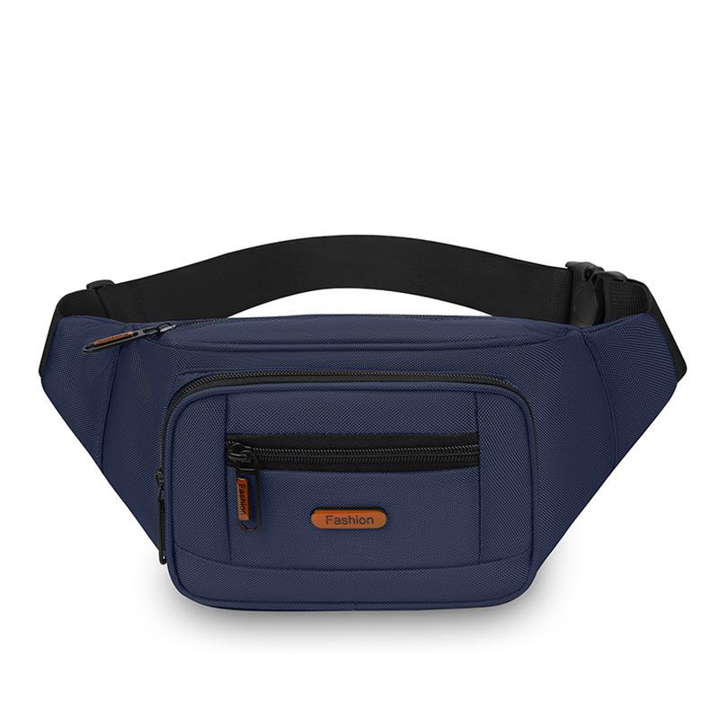 Waist Bag Men's Lightweight Chest Bag Oxford Shoulder Crossbody Bag