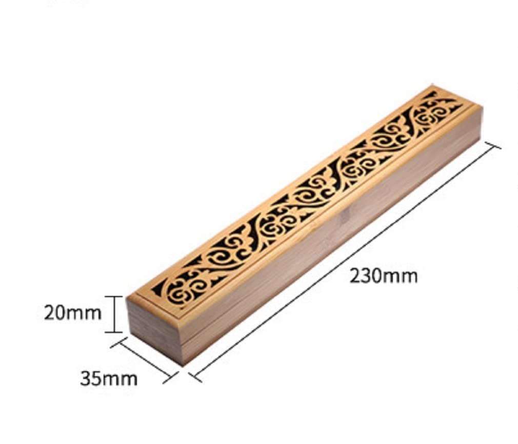 Kimed Incense Holder, Horizontal Incense Burner, Incense Burner, Incense Dishes, Non-Flammable Sheet, Bamboo, for Buddhist Altars, Japanese Style,