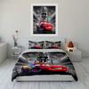 Racing Car Themed Bedding Set for Kids Bedding Set (1 Duvet Cover, 2 Pillowcases, Duvet Not Included)