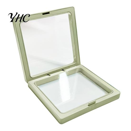 Jewelry Box Necklace Display 3Pcs Clear Set PE Film Unbreakable Multifunctional Storage Boxes for Bracelet Ring 3D Floating Effect