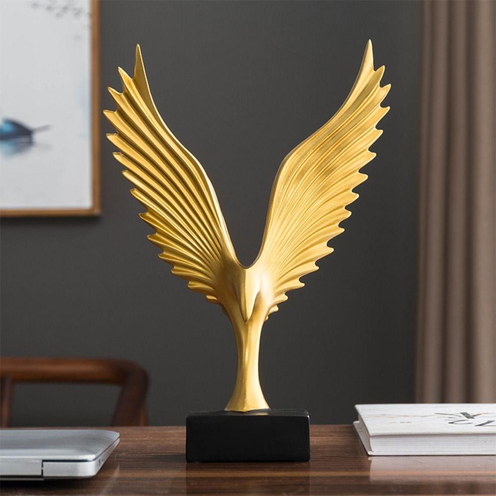 Angel's Wing Handicraft Gifts Eagle  Ornaments Resin Crafts Desktop Ornaments Animal Wings Statue