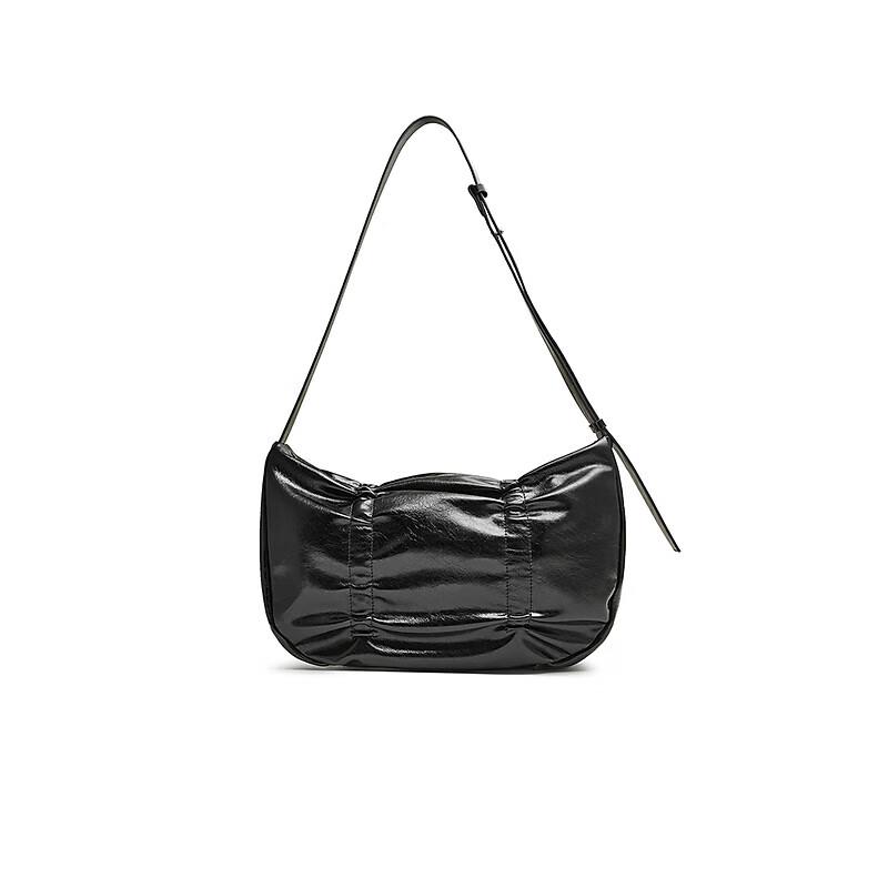 TATA French Style Pleated Shoulder Bag
