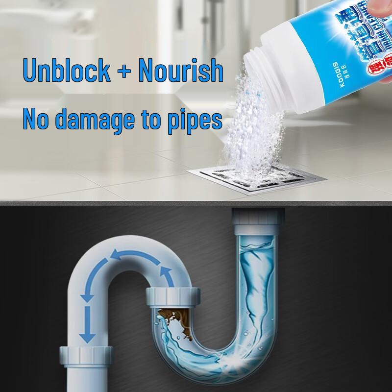 KOOGIS Powerful Drain Clog Remover Powder