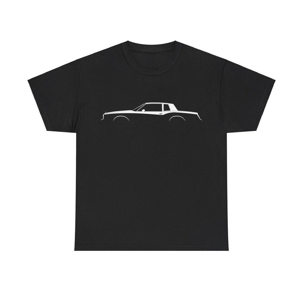

Chevrolet Monte Carlo Sport Coupe 1984 Silhouette Car T-shirt XL