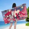 Popular Singer Kasanes Teto Anime Beach Swimming Towel Soft Absorbent Washcloth Children's Gifts for Kids Travel Camping Gym