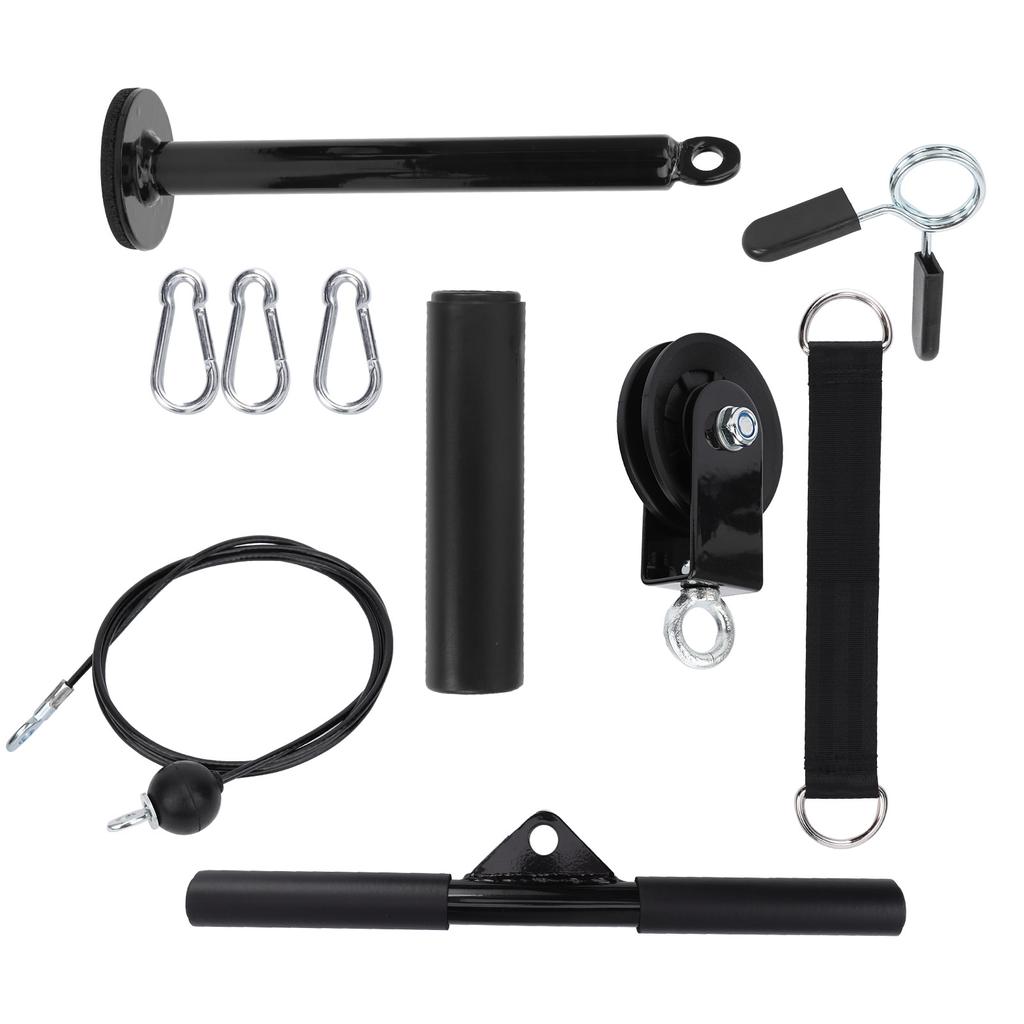 Kombinovaná sada fitness vybavení pro kutily, kladka, rukojeť, triceps, posilovací zařízení