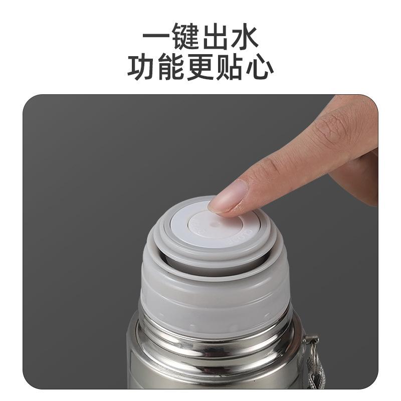 350/500/750/1000ml 304 Stainless Steel Bullet Insulated Cup Double Layer Vacuum Sports Water Bottle Outdoor Portable Kettle