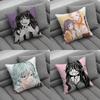 Kaoru HHana Comics Wa Rin To Saku Pillow Case For Home Bedroom Car Office Decoration Living Room Sofa Cushion Cover Suitable