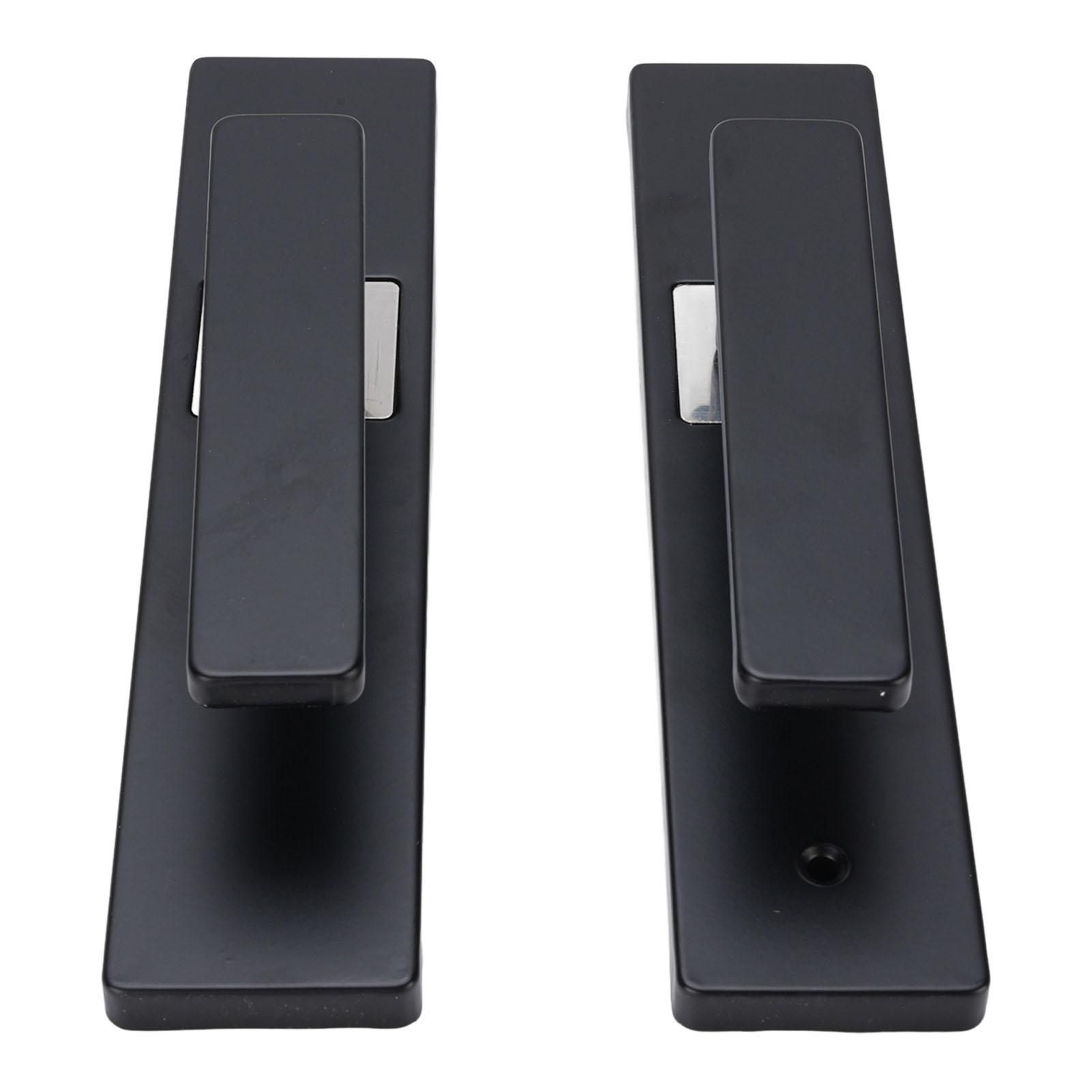 

Комплект дверных ручек с ключом для входной двери Внутренний Наружный В помещении Ванная Спальня Замок Бесшумный Алюминиевый сплав