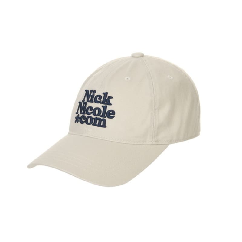 NICK&NICOLE NN DOTCOM SIGNATURE BALL cap_BEIGE GRAY
