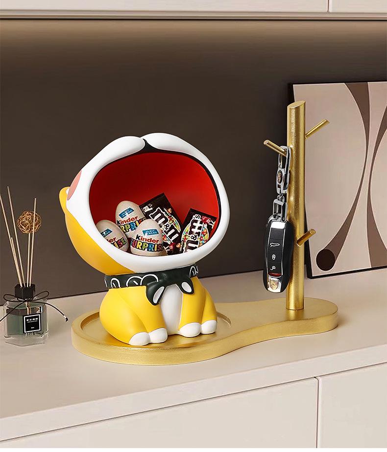 Cartoon Großmaul Schreibtischornament - Schlüsselaufbewahrung & Heimdeko Einzugsgeschenk