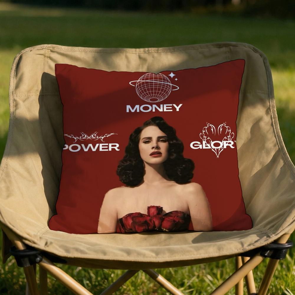 Singer LLana Del Rey Cushion Cover Soft Reversible Durable Pillow Cover MultiScene Use for Home Car Daily Comfort