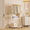 Modern Japanese-Korean Floor-standing Triangle Clothes and Hat Rack for Bedroom