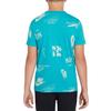 Nike T-Shirt Ss25 Comfortable Sports Casual Crew Neck Short Sleeve Kids tops Blue HQ9292-345