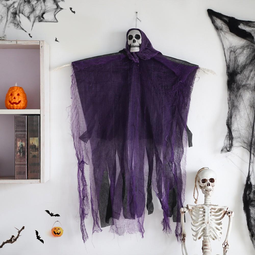 Halloween Skull Hanging Ghost for Haunted House or Bar Decor