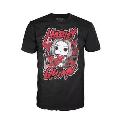 Funko POP! Unisex Adult Harley Quinn Suicide Squad T-Shirt & Figure