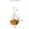 Two-color Splicing Bath Flower Bathing Artifact Hanging Soft Skin-friendly Foaming Bath Ball.