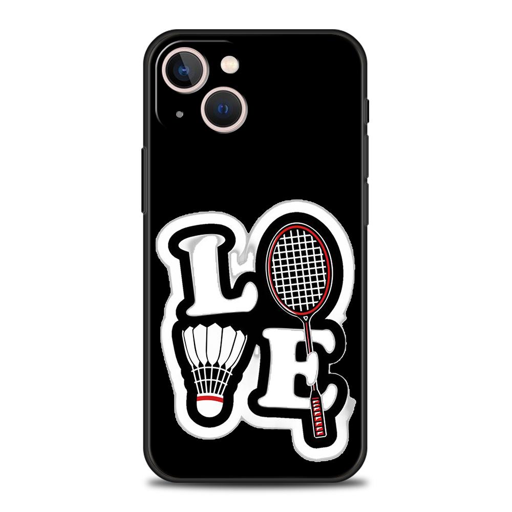 

Luxury TPU Soft Phone Case For iPhone 17 Air 16E 16 11 15 14 Pro MAX 12 13 7 8 Plus X XR XS SE 2022 Cover badminton iPhone 7 8 SE