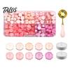 DIY Crafting Accessories Wax Seal Kit, with Sealing Beads Spoon And Candles, Handmade Stationery Tools Stamp for Wedding Invitations Envelopes