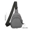 Nylon Men Crossbody Bag Mini Shoulder Bag Personalized Sports Chest Bag  Phone Bag