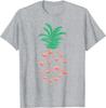Flamingo Pineapple Shirt Gift for Flamingo Lover T-Shirt Graphic T Shirts Streetwear Daily Four Seasons Cotton Tees Casual