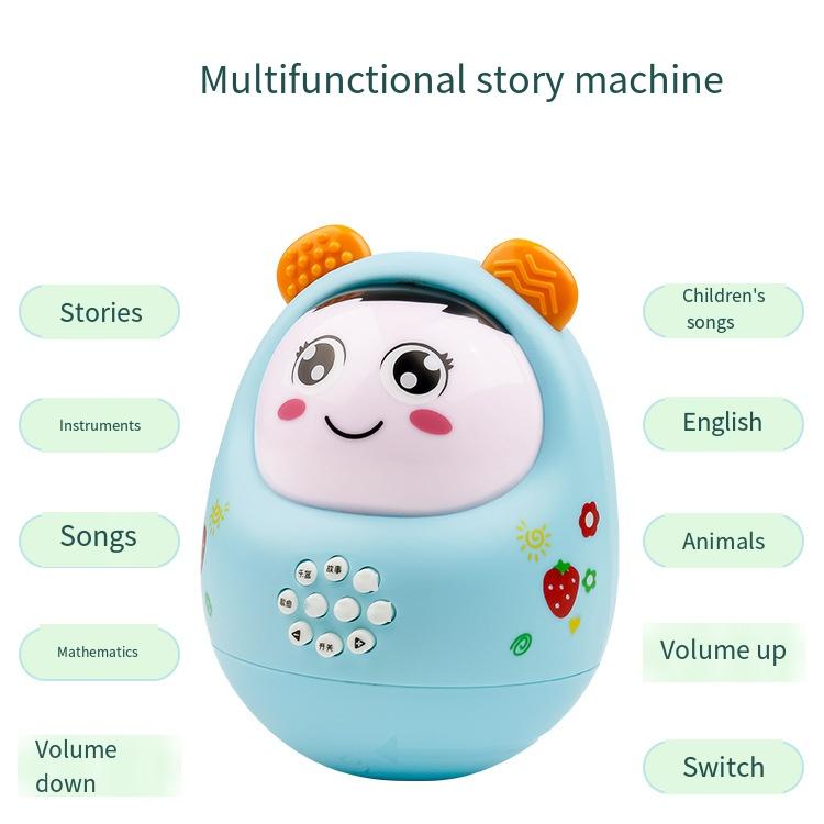 1PC Baby Tumbler Early Education Machine Toys Infant Educational Children Baby Music Enlightenment Buttons Story Machine