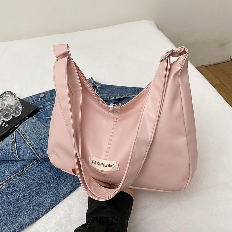 

Crossbody bag spring 2025 new yellow soft leather shoulder bag daily shopping women s bag simple solid color