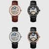 Szkieletowy Tourbillon Faza Księżyca Tarcza Design Męskie Zegarki Najlepsza Marka Luksusowy Wodoodporny Codzienny Automatyczny Mechaniczny Zegarek Mężczyźni