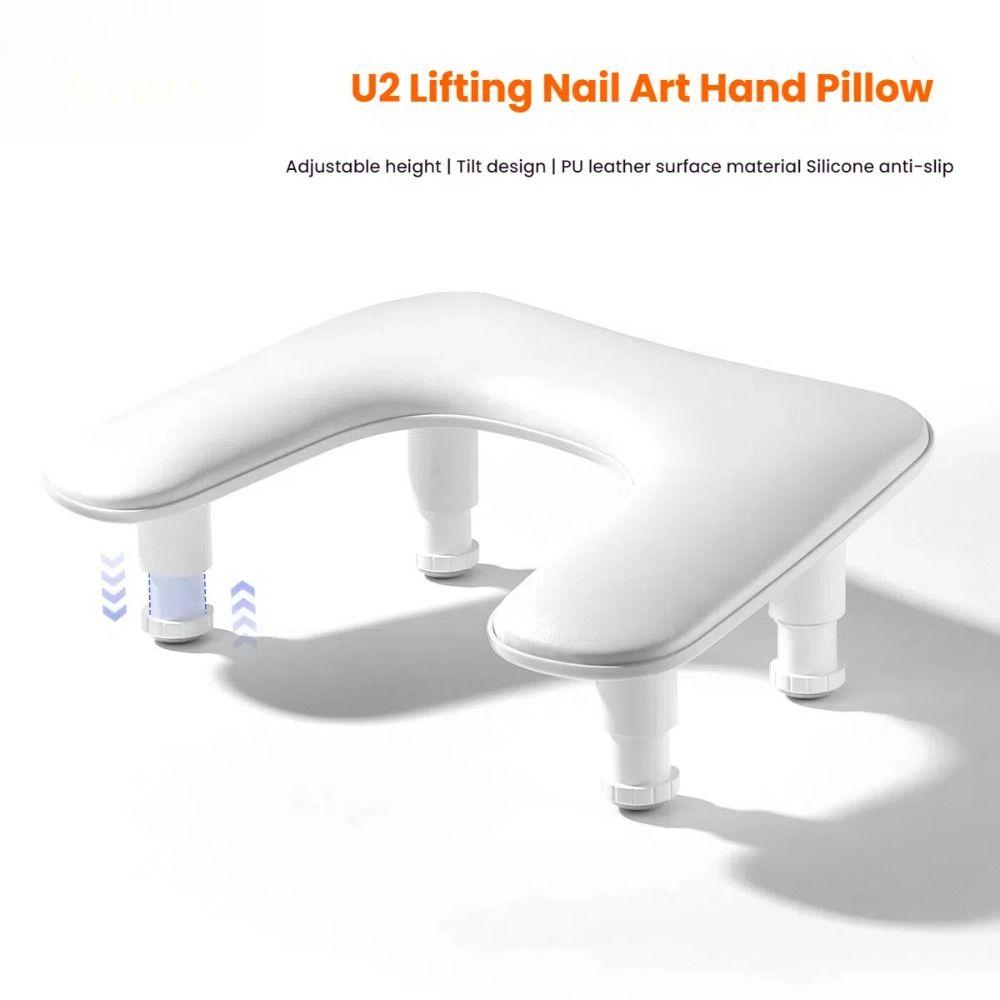 Silicone Nail Armrest U-Shaped Nail Art Hand Rest New Manicure Arm Rest  Home Use