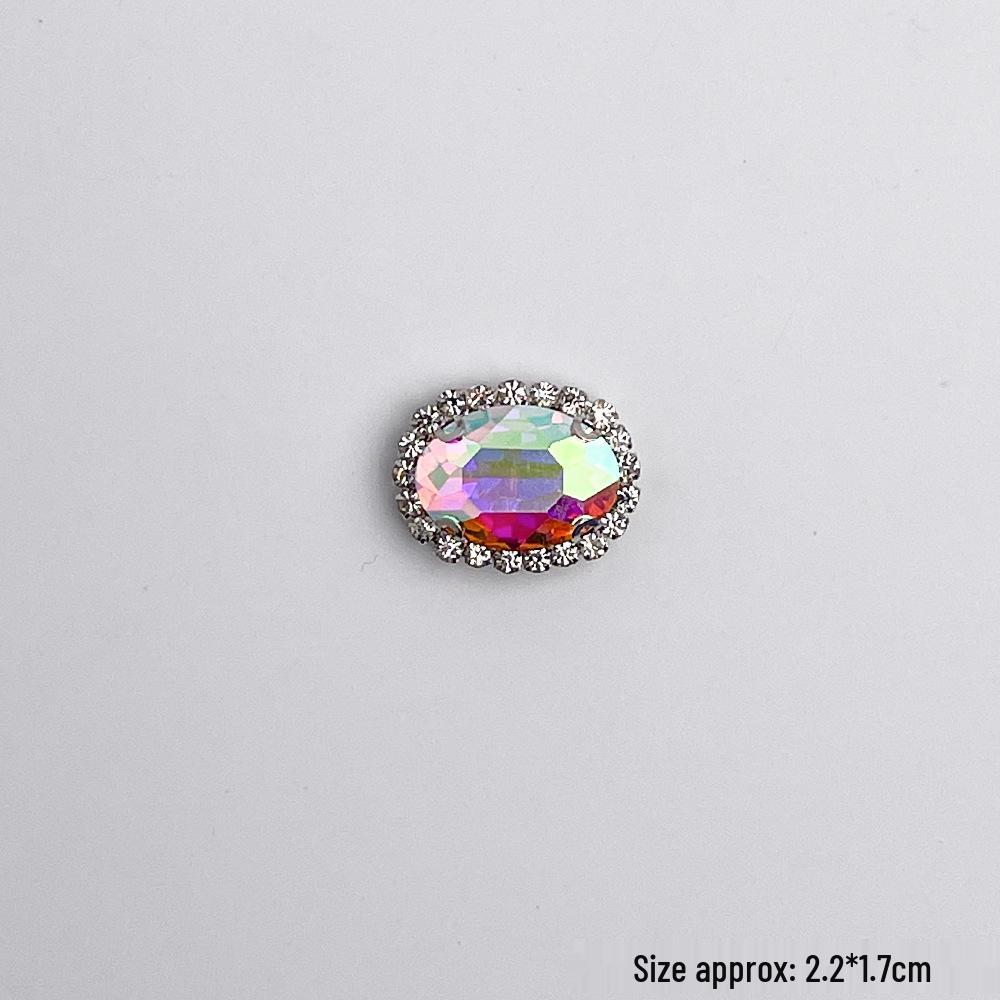 Decor Floare Sabot Aliaj Retro Stras - Catarame DIY High-End